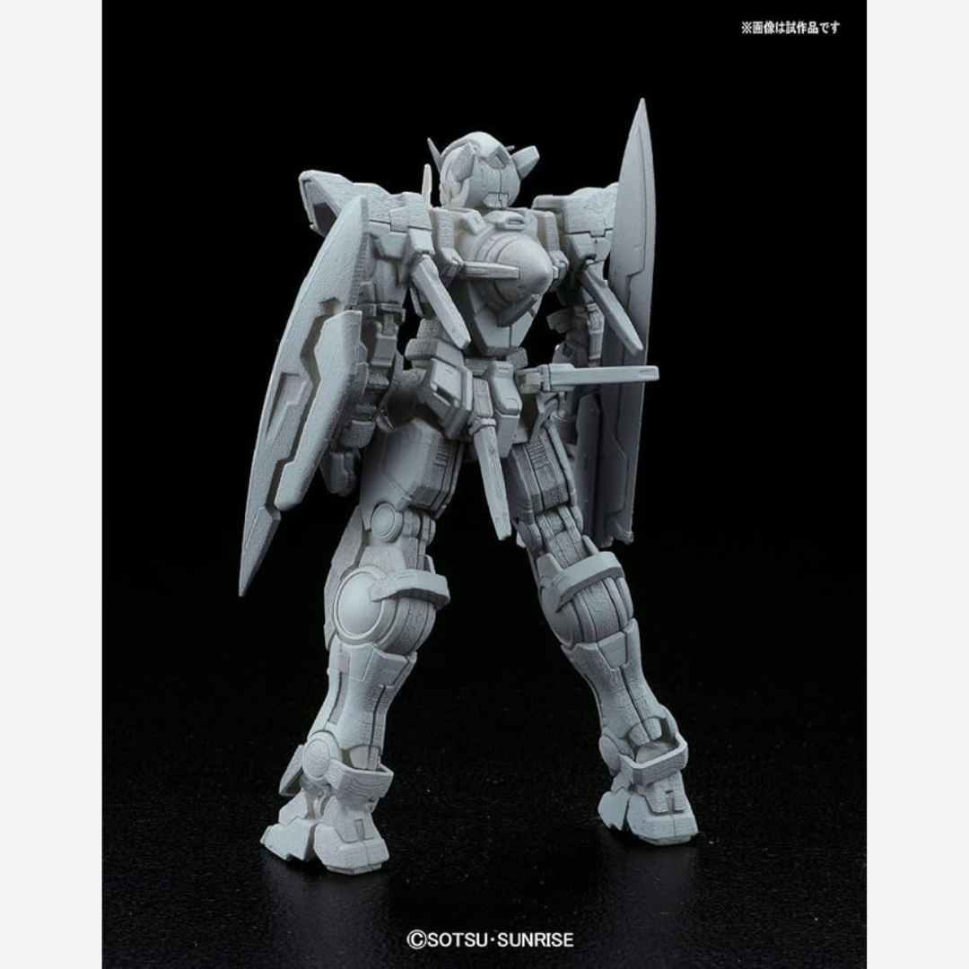 Gunpla RG Gundam Exia 1/144 Bandai con GN Sword, dettagli realistici e pose dinamiche ispirate a Gundam 00. Acquistabile su weeaboverse.it