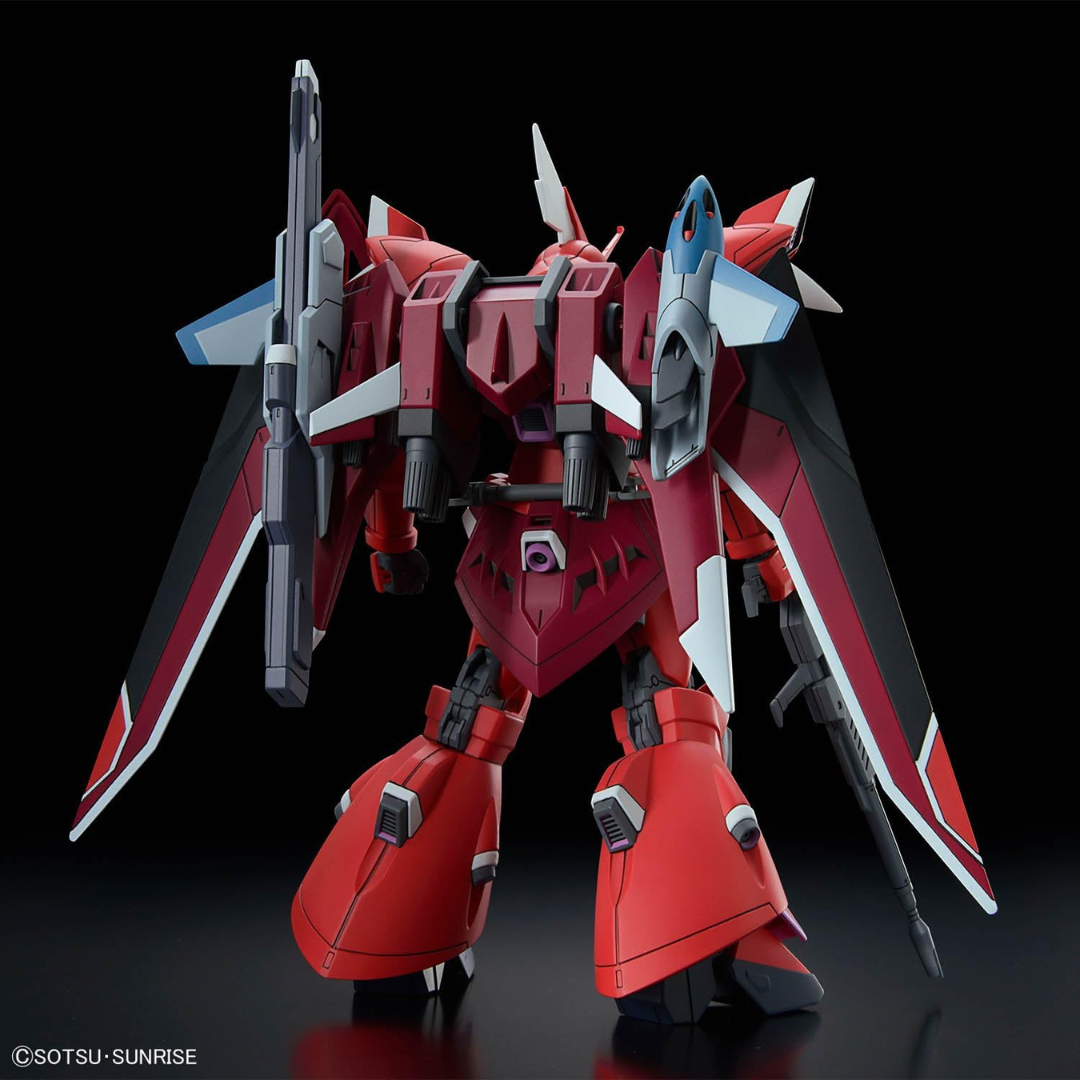 Box Gunpla Bandai HG 1/144 Gelgoog Menace Lunamaria Hawke Custom da Gundam SEED Freedom, kit da montare ricco di dettagli e armi customizzate.