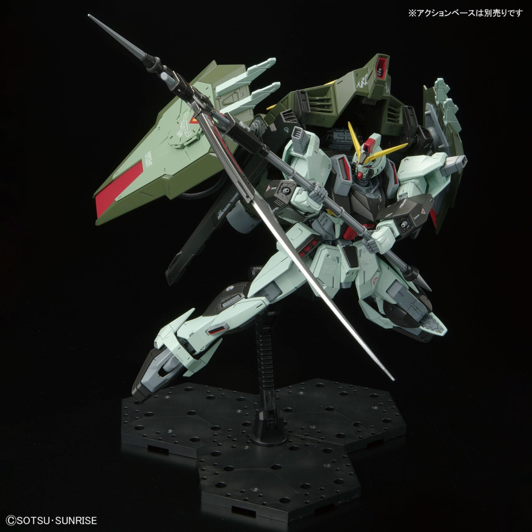 Box Gunpla Forbidden Gundam GAT-X252 Full Mechanics 1/100 Bandai, kit di montaggio realistico ispirato alla serie anime Gundam SEED, senza colla.