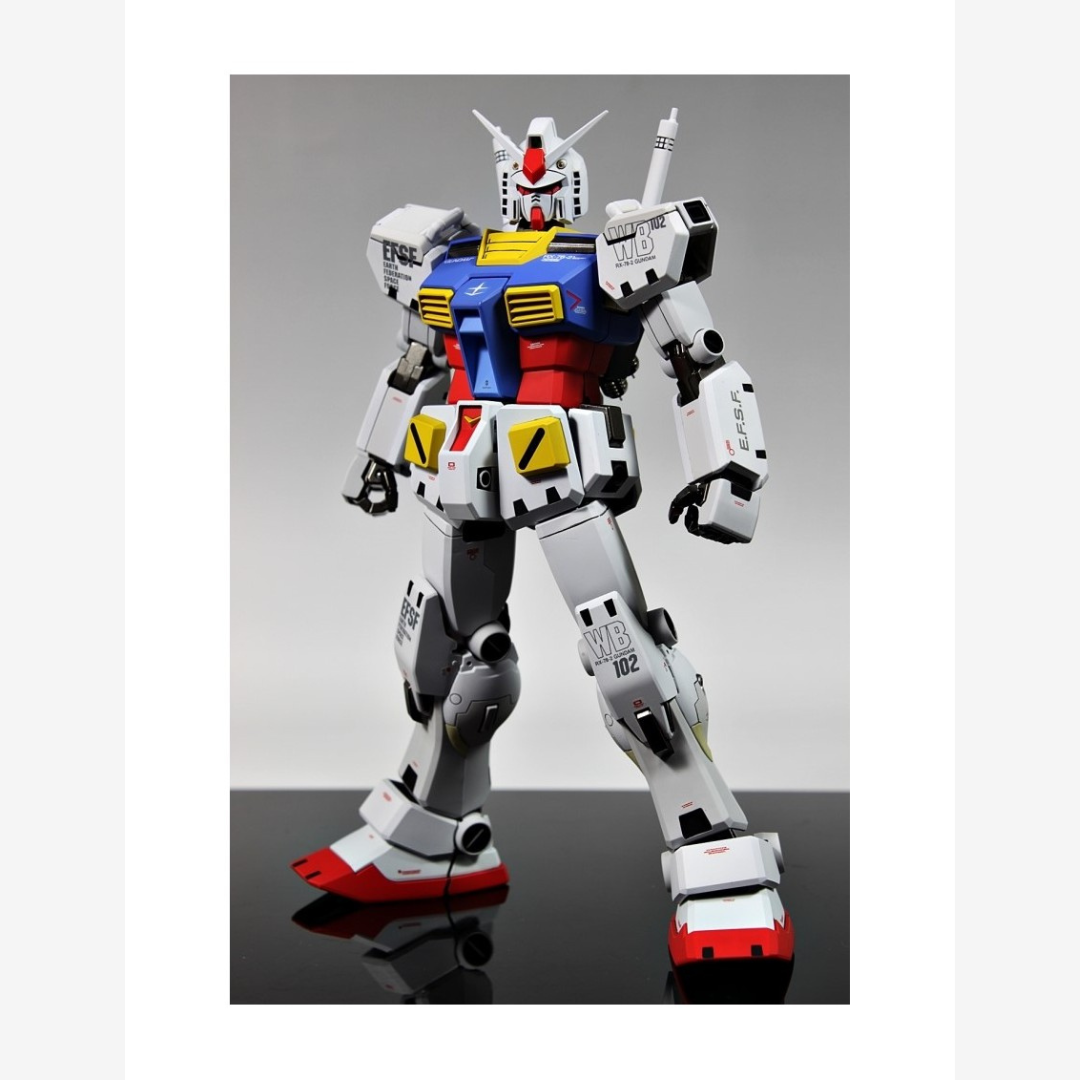 Box MG Master Grade RX-78-2 Gundam Ver.Ka da Mobile Suit Gundam, kit Gunpla dettagliato e iconico, da assemblare senza colla né vernice.