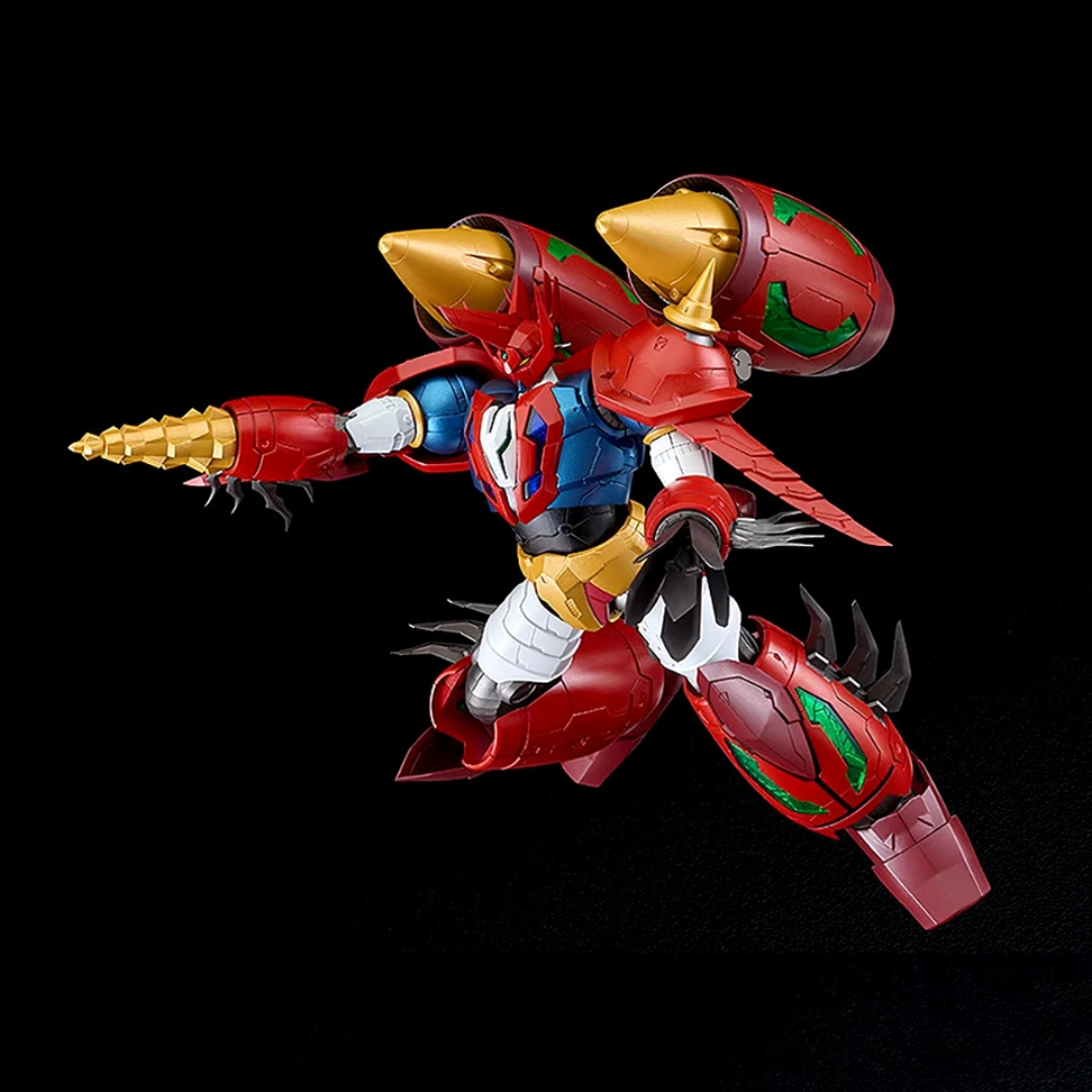 Model Kit Shin Getter Dragon 18cm MODEROID Good Smile – robot snodabile da assemblare, fedele all’anime, senza colla né verniciatura.