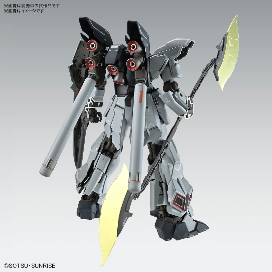 Box MG 1/100 Sinanju Stein Narrative Ver.Ka Bandai – Mobile Suit Gundam U.C. 0097, kit Gunpla da montare senza colla né verniciatura