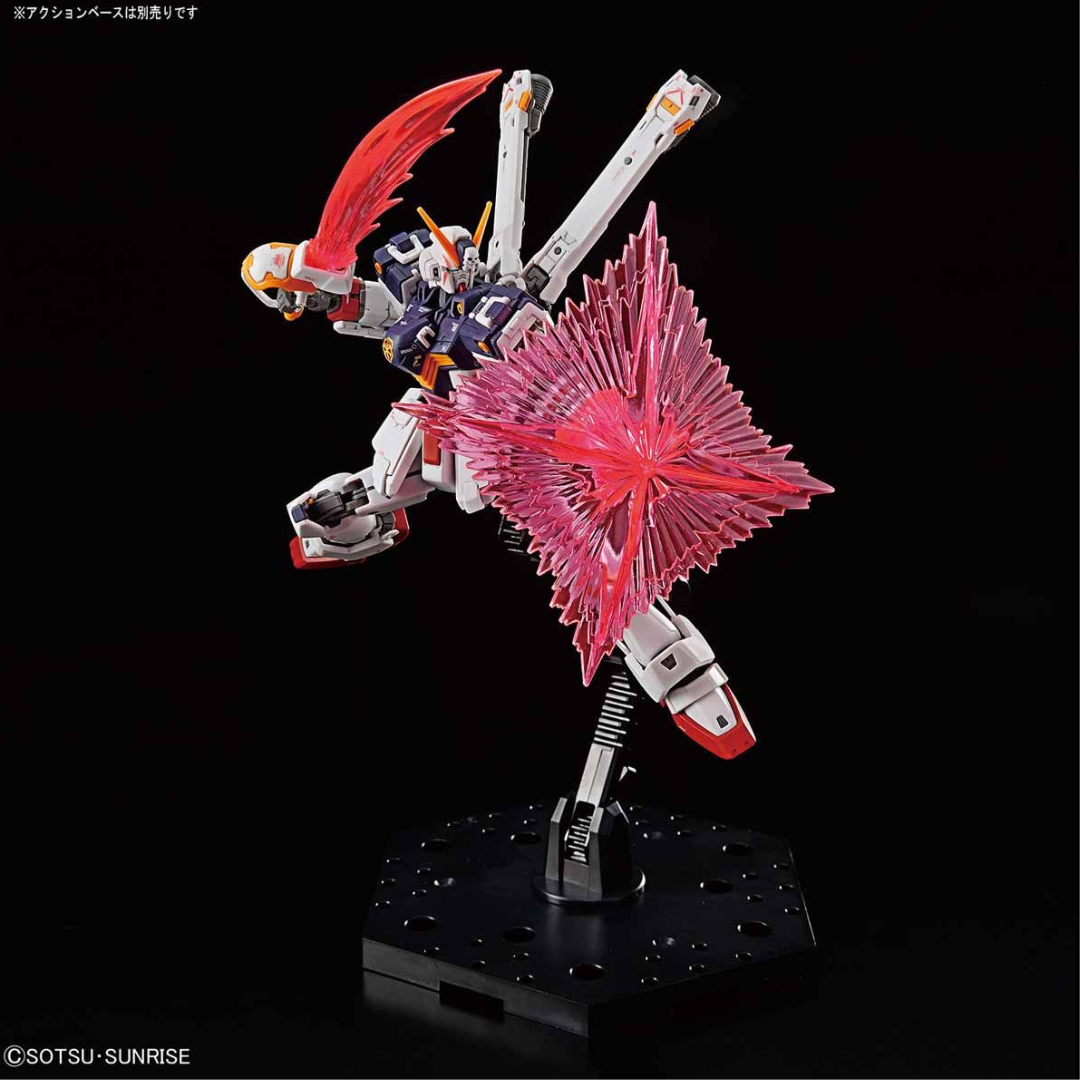 Gunpla RG Crossbone Gundam X1 1/144 Bandai con mantello, teschio sul viso e armi pirate-style ispirato a Mobile Suit Crossbone Gundam