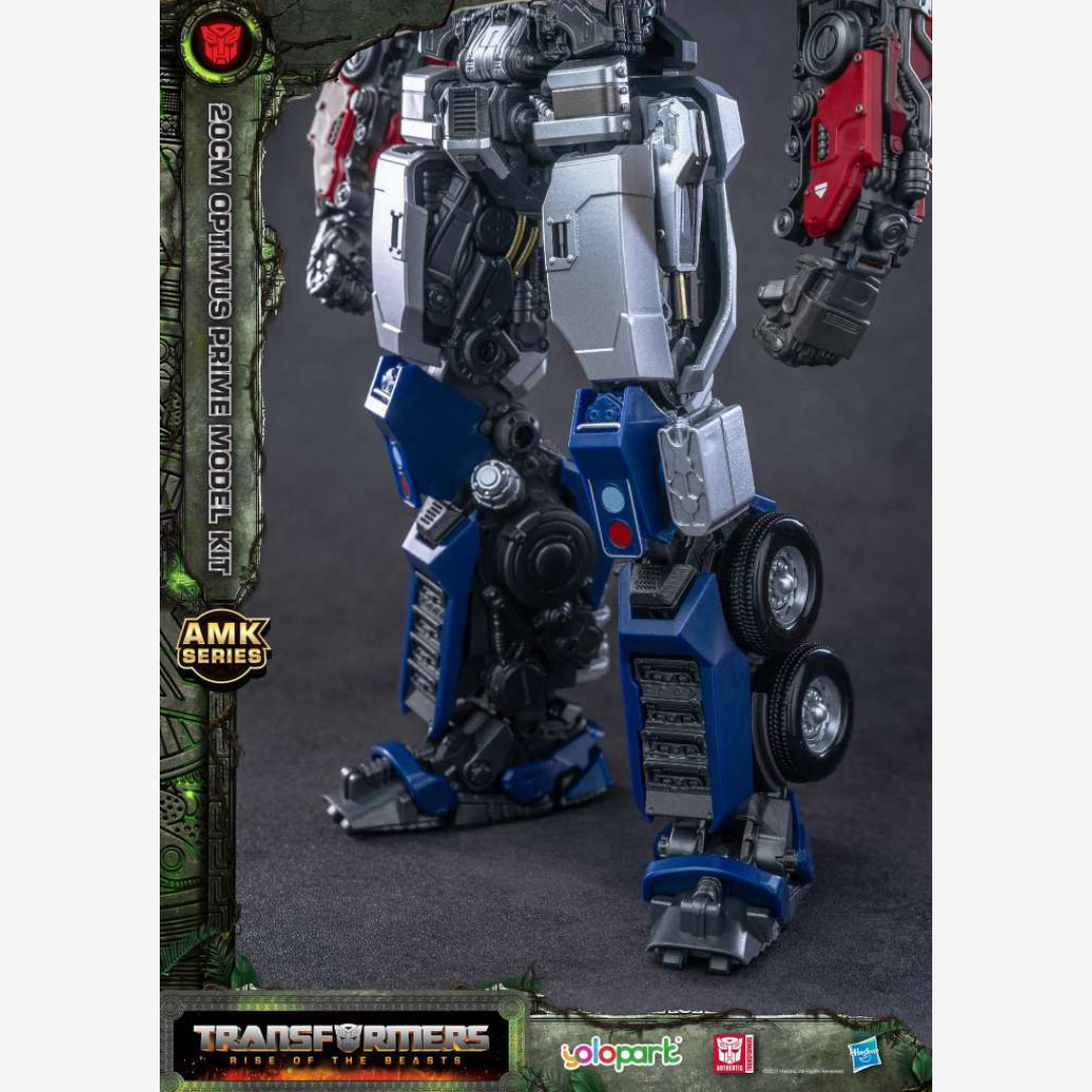 Model Kit Optimus Prime 20cm AMK Series Transformers Rise of the Beasts – snodato, dettagliato, facile da montare, senza colla né vernice.