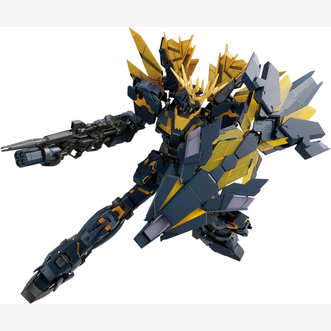 Gunpla RG Unicorn Gundam 02 Banshee Norn 1/144 Bandai con Psycho-Frame e Destroy Mode, kit assemblabile su Weeaboverse.it