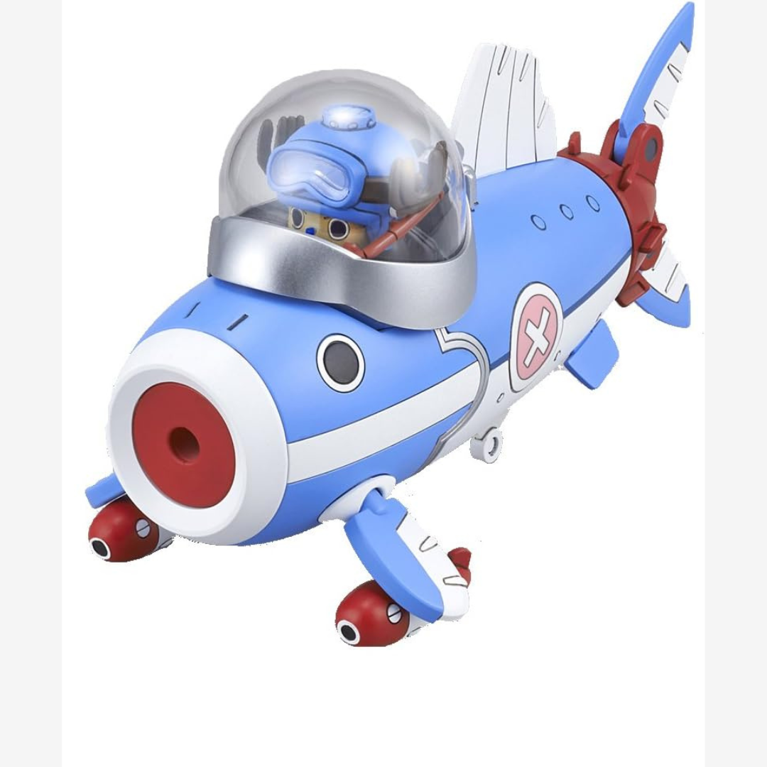 Chopper Robo No.3 Submarine da One Piece: kit Bandai da montare senza colla, sottomarino super cute di Chopper perfetto per fan e collezionisti anime.