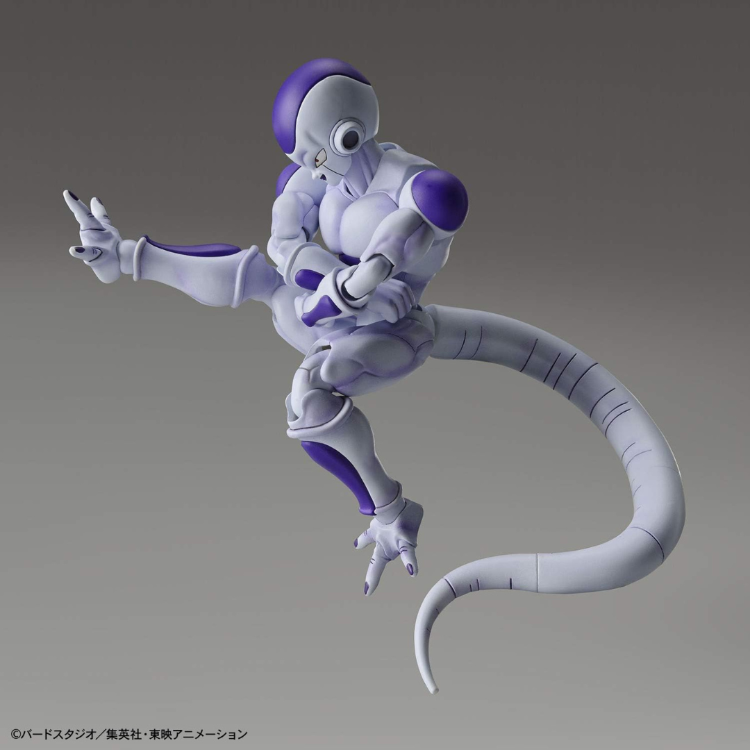 Model kit Bandai Figure-rise Standard Final Form Frieza Dragon Ball Z, personaggio articolato da assemblare senza colla in scala 1/12, plastica colorata.