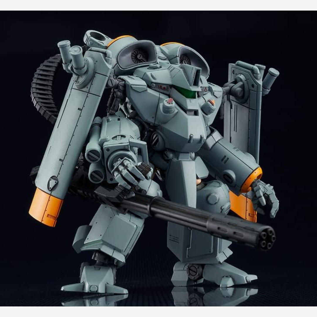 Model kit MODEROID MADOX-01 da Metal Skin Panic, mecha militare da montare senza colla, dettagliato e perfetto per collezionisti anime e robotica.