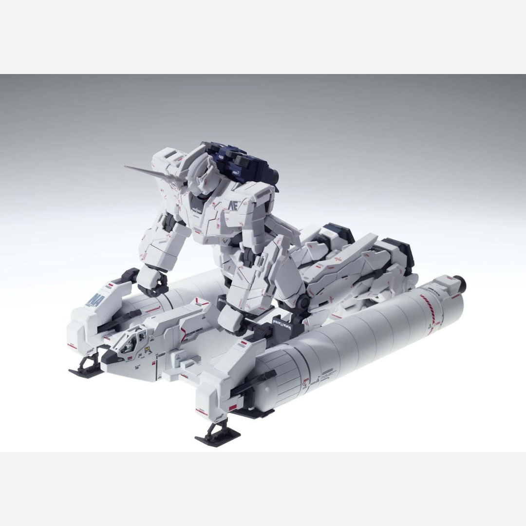 MG Full Armor Unicorn Gundam Ver.Ka 1/100 – Kit Gunpla con Psycho Frame verde, armamenti completi e design Katoki. Da montare senza colla né vernice.