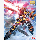 MG 1/100 Banshee Unicorn Gundam 02 Destroy Mode con Psycho Frame arancio. Gunpla Master Grade da montare senza colla, dettaglio e potenza UC.