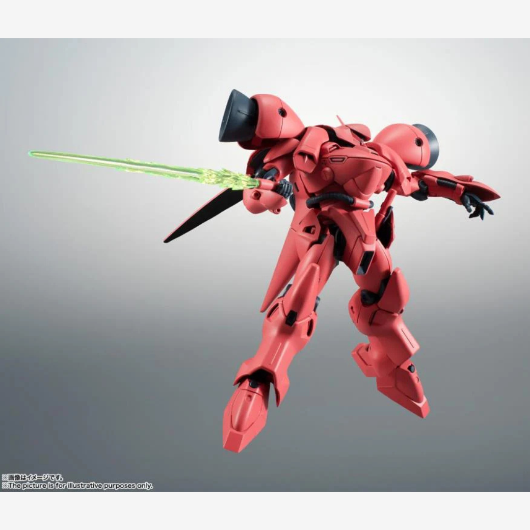 Box Gunpla Bandai HG 1/144 AGX-04 Gerbera-Tetra da Gundam 0083, kit assemblabile rosso, senza colla, con armamenti e booster fedeli all’anime.