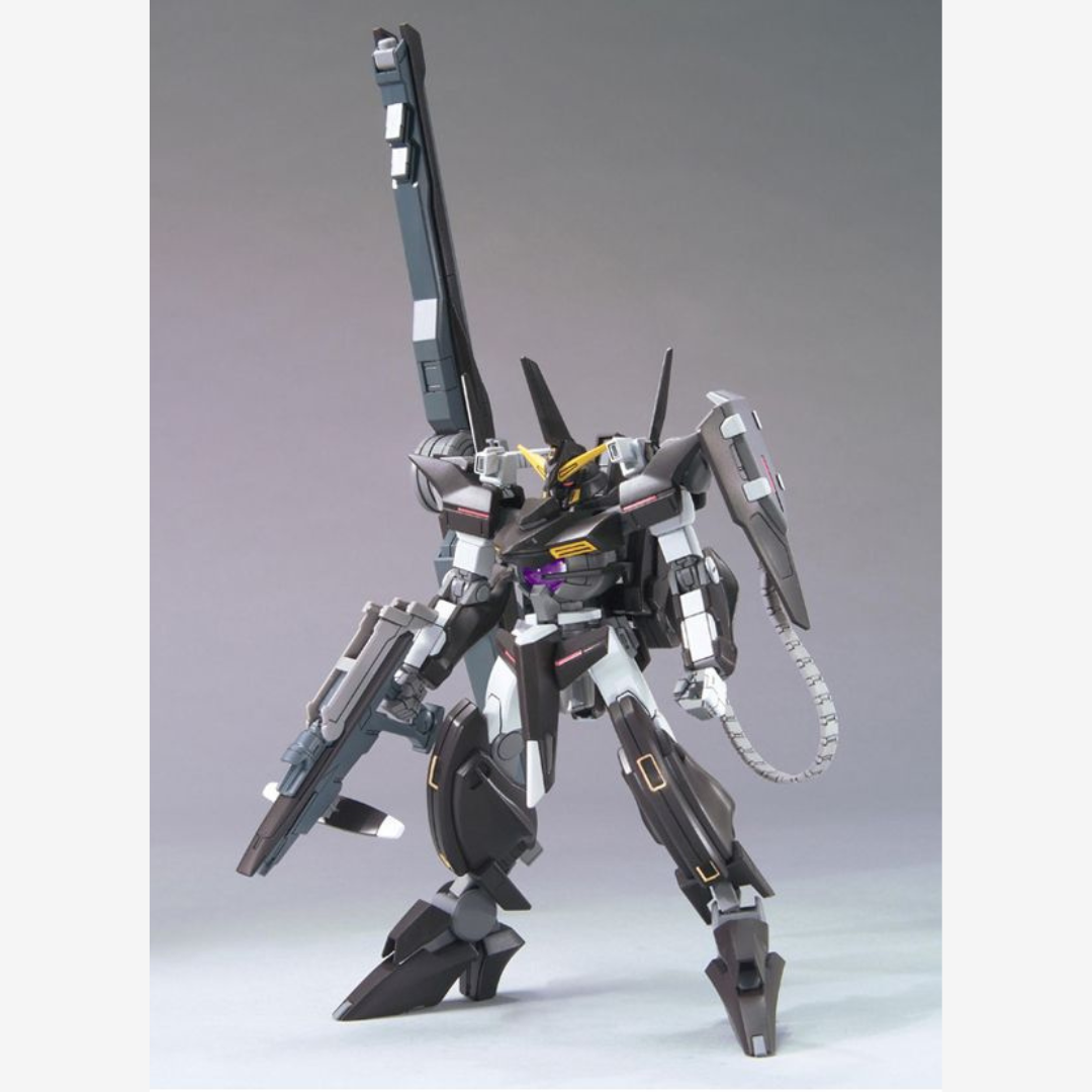 Box HG 1/144 Gundam Throne Eins Bandai – Gunpla Gundam 00 nero con cannone GN, kit da montare senza colla per fan Celestial Being