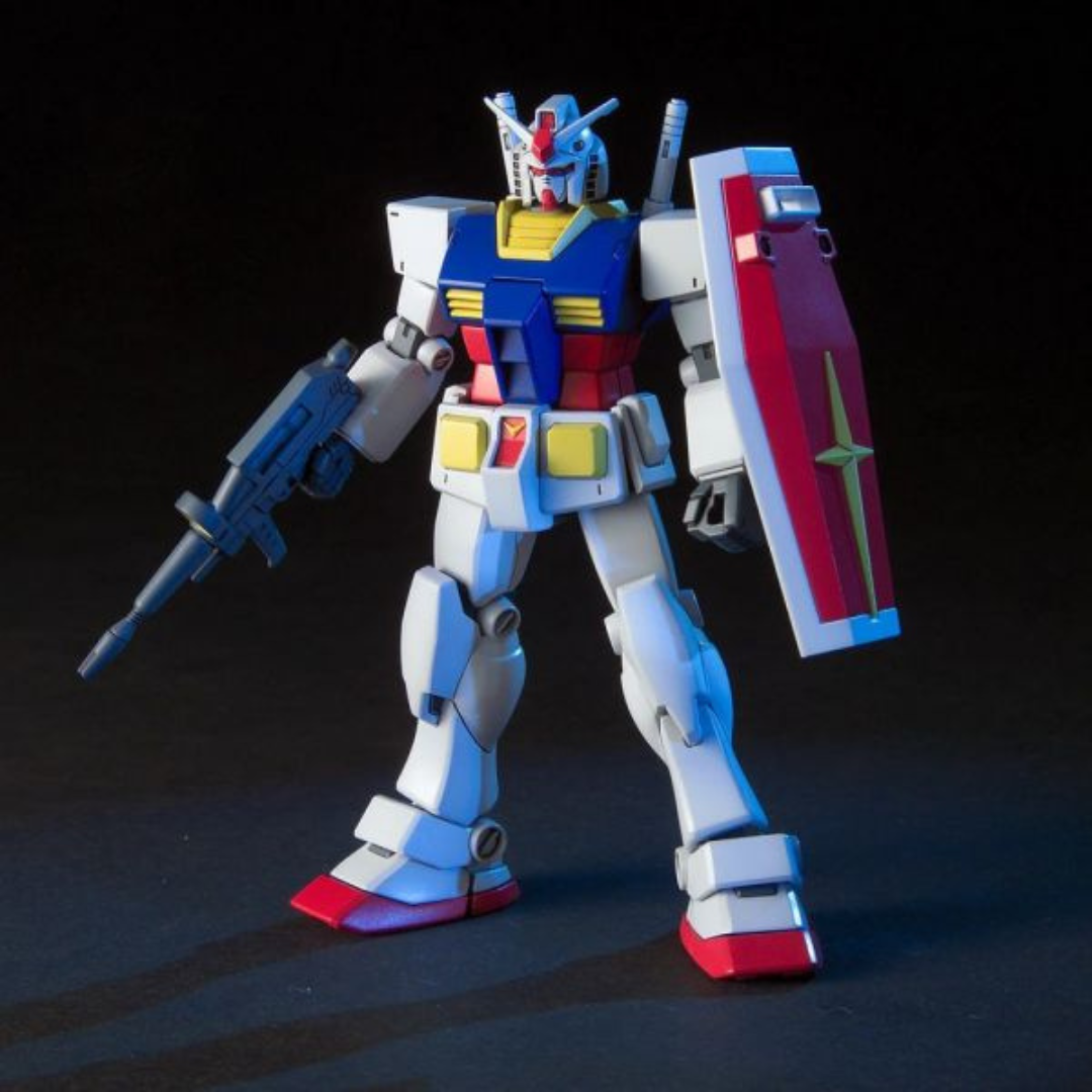 Gunpla Bandai HG 1/144 G-Armor G-Fighter + RX-78-2 Gundam, kit assemblabile senza colla, modello combinato leggendario della serie Mobile Suit Gundam.