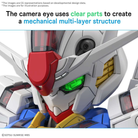 Model Kit MGSD Gundam Aerial Bandai da The Witch from Mercury, formato SD dettagliato, armatura premium e articoli traslucidi per pose dinamiche.