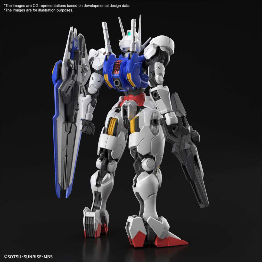 Box Gundam Aerial Full Mechanics 1/100 Bandai – Kit da assemblare senza colla, tratto da The Witch from Mercury, dettagliato e altamente posabile
