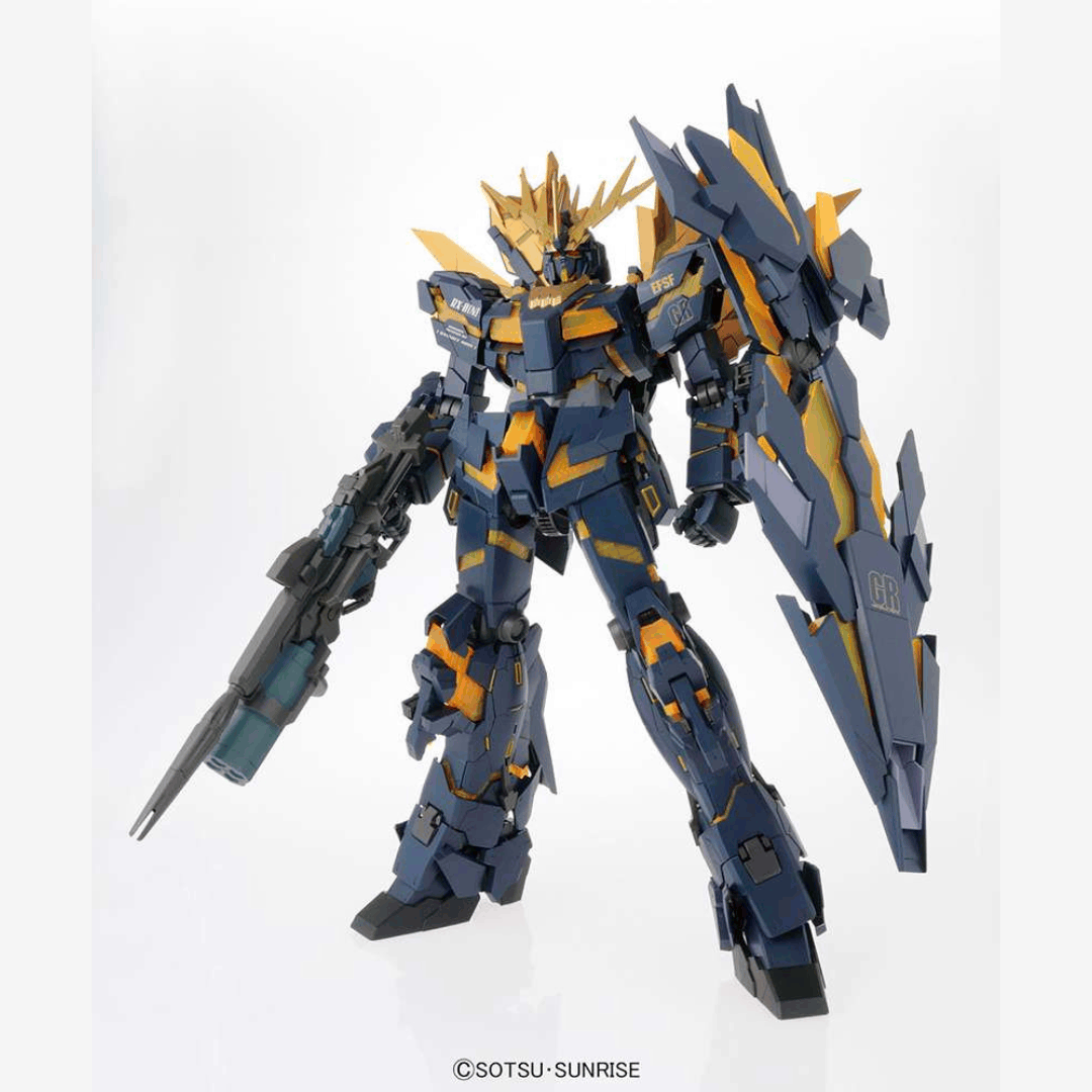 Box PG 1/60 Banshee Norn Bandai – Gunpla Perfect Grade da montare senza colla, con psycho-frame dorato tratto da Mobile Suit Gundam Unicorn UC