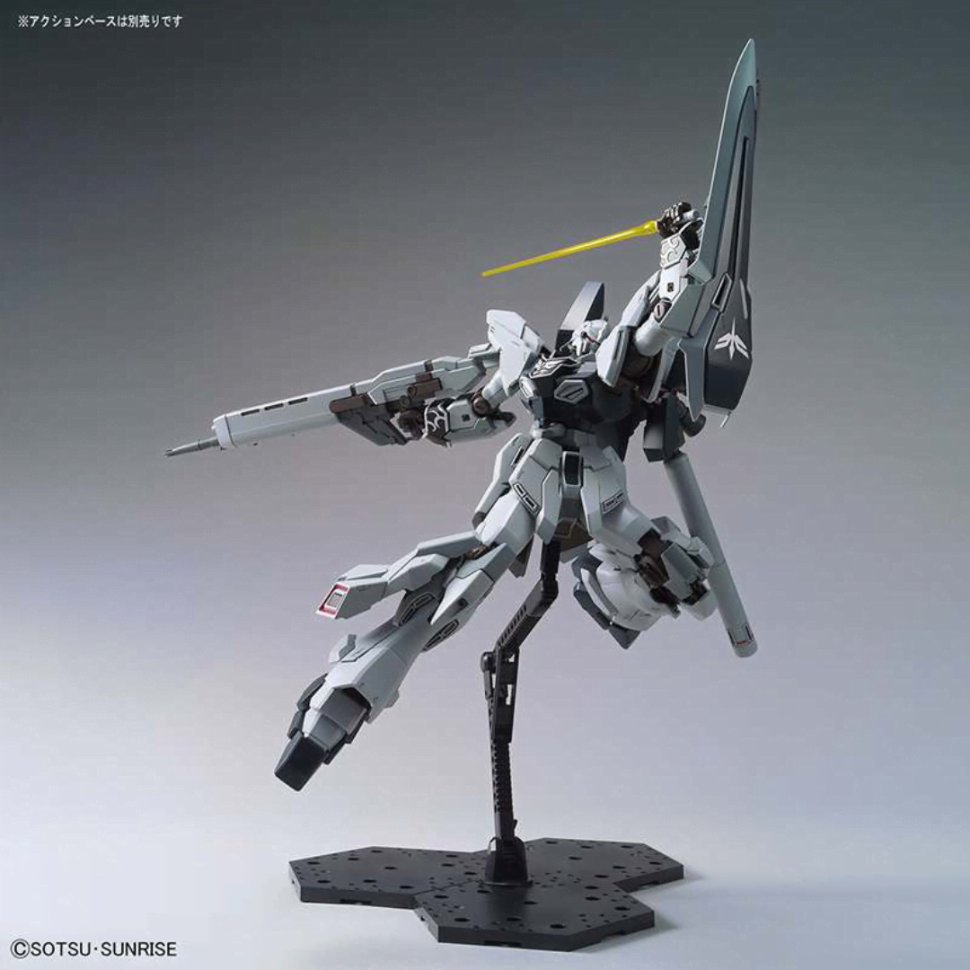 Box e modello MG 1/100 Sinanju Stein Narrative Ver. Bandai – Gunpla Master Grade da montare senza colla, tratto da Mobile Suit Gundam Narrative UC 0097
