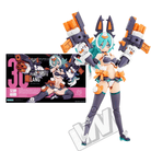 Model Kit Megami Device Puni Mofu Lang 1/1 con figure anime posabile, accessori mecha e box ufficiale Kotobukiya, modello da collezione per fan e hobbisti.