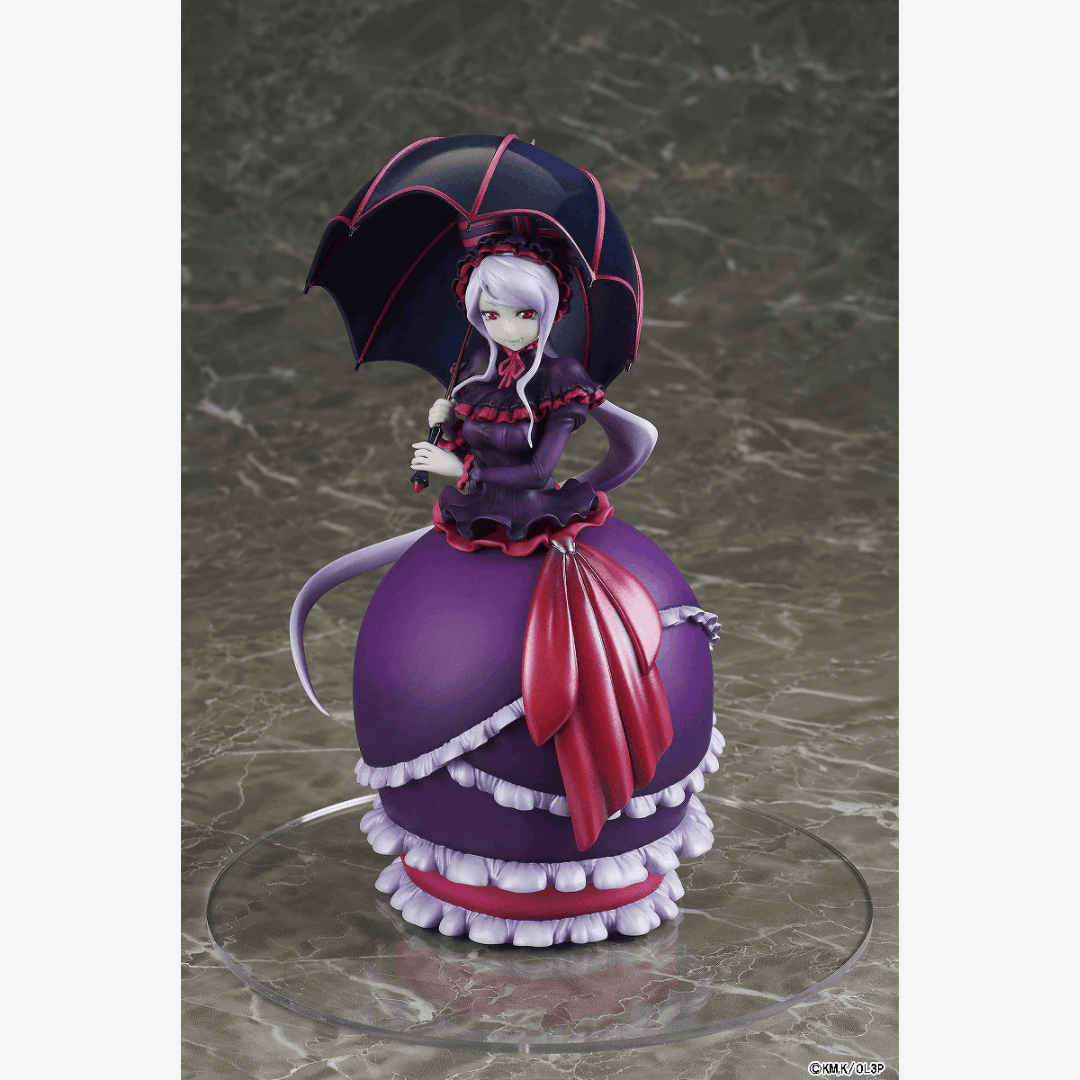 Figure Shalltear Bloodfallen Overlord 21 cm in abito gotico con ombrello, base inclusa – Edizione St per veri collezionisti