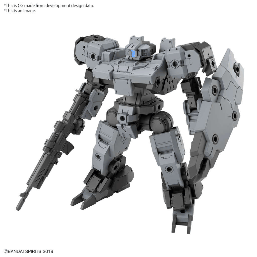 30MM eEXM-9 Baskyrotto Gray Bandai – model kit 1/144 altamente espandibile con fucile, scudo, giunti 3mm e drone RoiRoi incluso