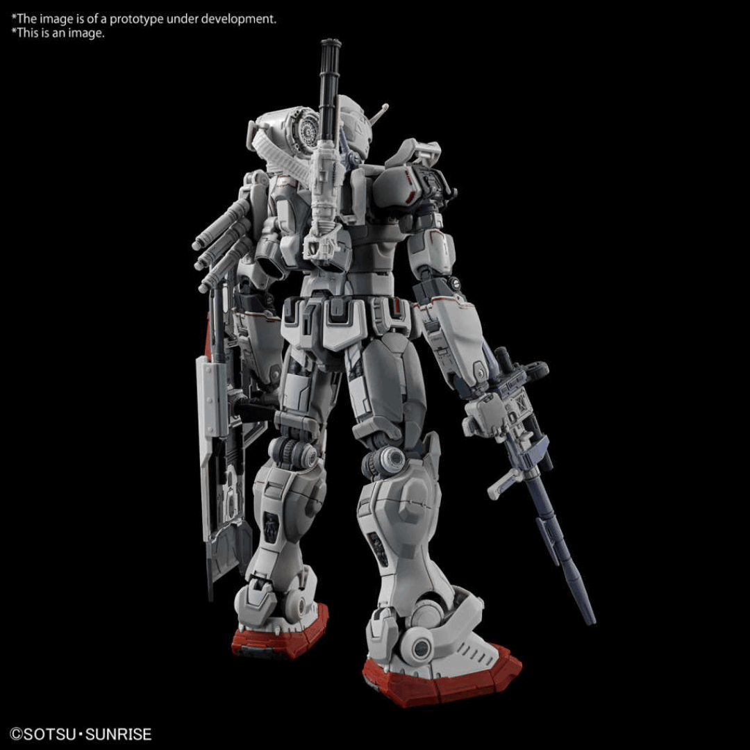 Box HG RX-78(G)E Gundam EX RFV Bandai 1/144 da Gundam Requiem for Vengeance, model kit con armi, scudi e articolazioni avanzate, serie Netflix.