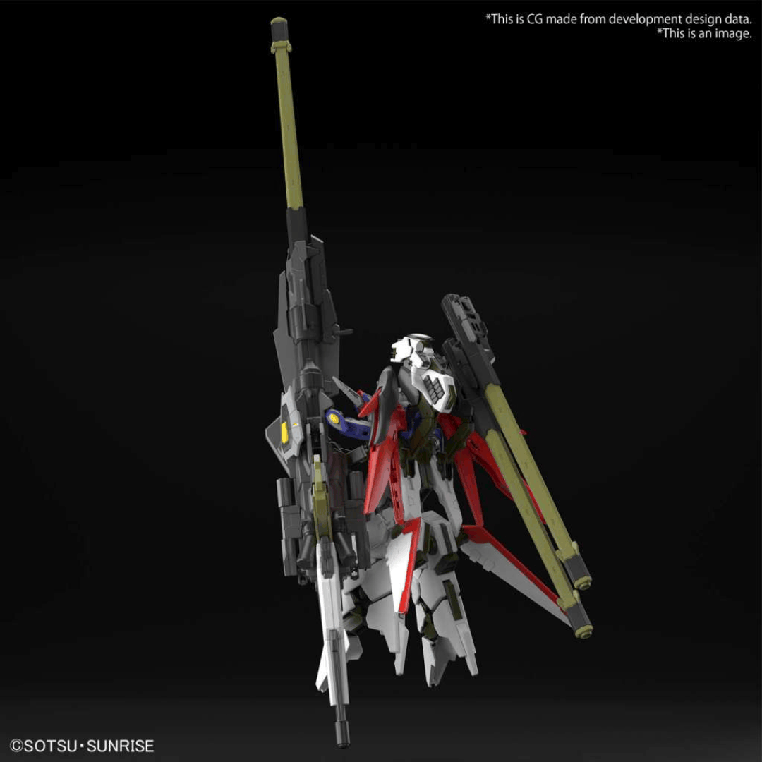 Box HG Bandai Destiny Gundam Spec II & Zeus Silhouette 1/144 da Gundam SEED Freedom, kit Gunpla senza colla con ali translucide e cannone Zeus.