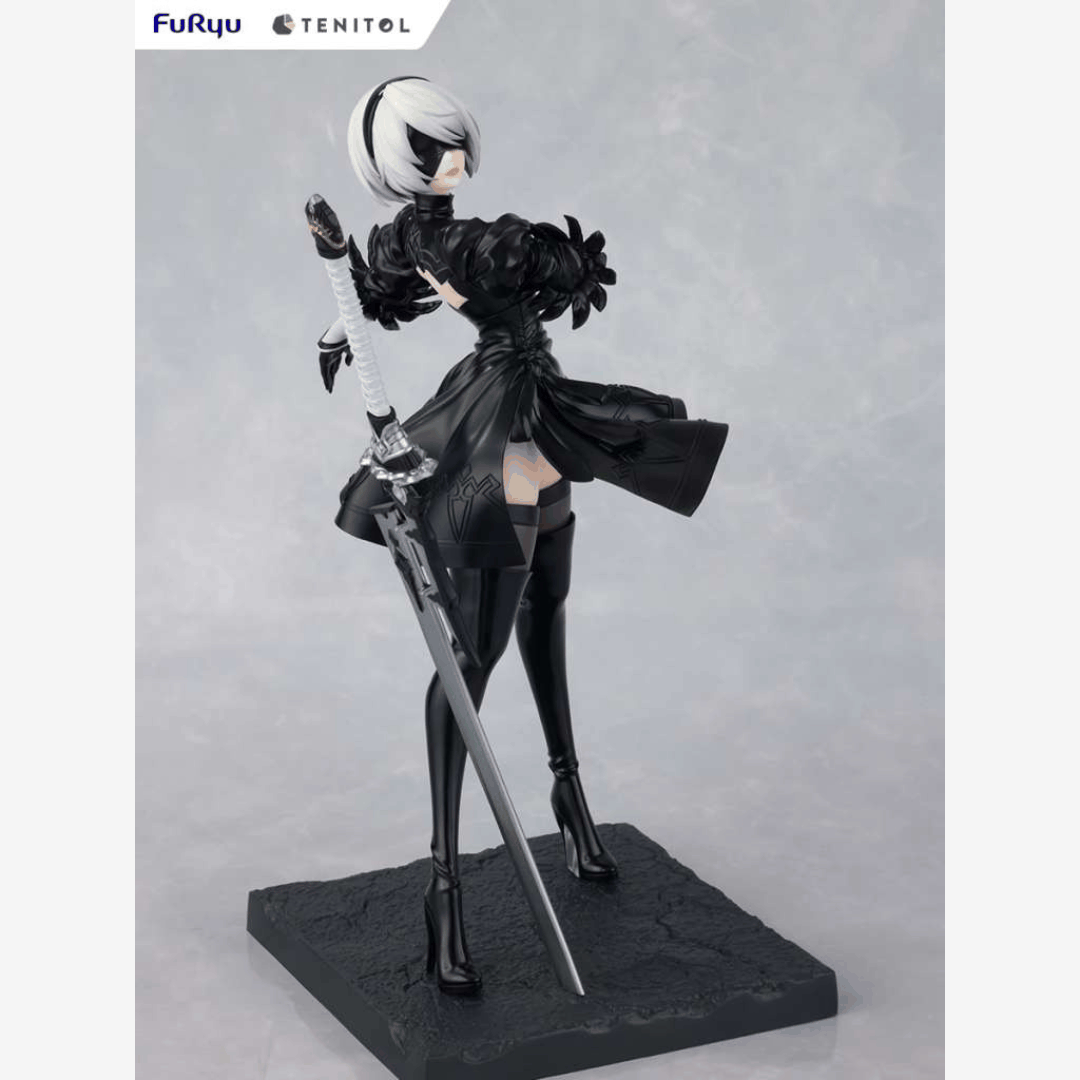 Statuetta da collezione 2B Ver1.1a NieR:Automata 22cm Tenitol PVC con spada e dettagli realistici – figure anime ufficiale