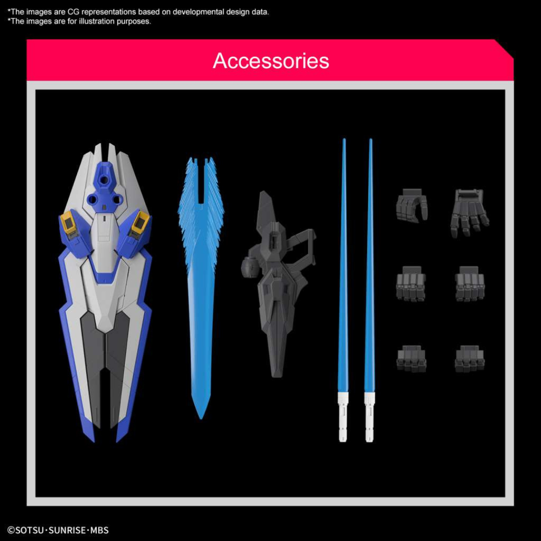 Box Gundam Aerial Full Mechanics 1/100 Bandai – Kit da assemblare senza colla, tratto da The Witch from Mercury, dettagliato e altamente posabile