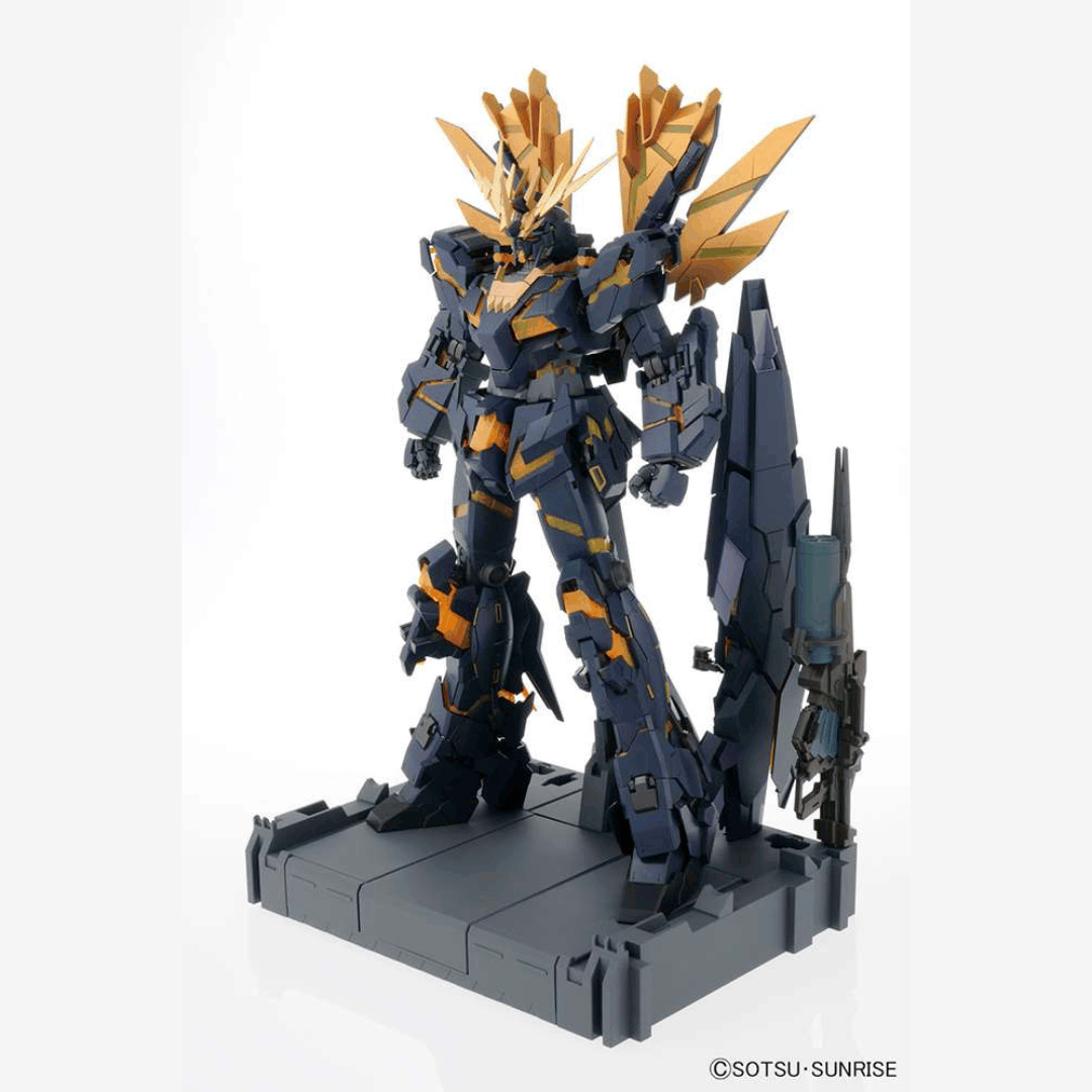 Box PG 1/60 Banshee Norn Bandai – Gunpla Perfect Grade da montare senza colla, con psycho-frame dorato tratto da Mobile Suit Gundam Unicorn UC