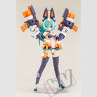 Model Kit Megami Device Puni Mofu Lang 1/1 con figure anime posabile, accessori mecha e box ufficiale Kotobukiya, modello da collezione per fan e hobbisti.
