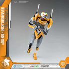 Box Model Kit Evangelion Proto Type-00 AMK Series Yolopark, 20 cm, super articolato, senza colla, accessori inclusi, per fan e collezionisti anime.