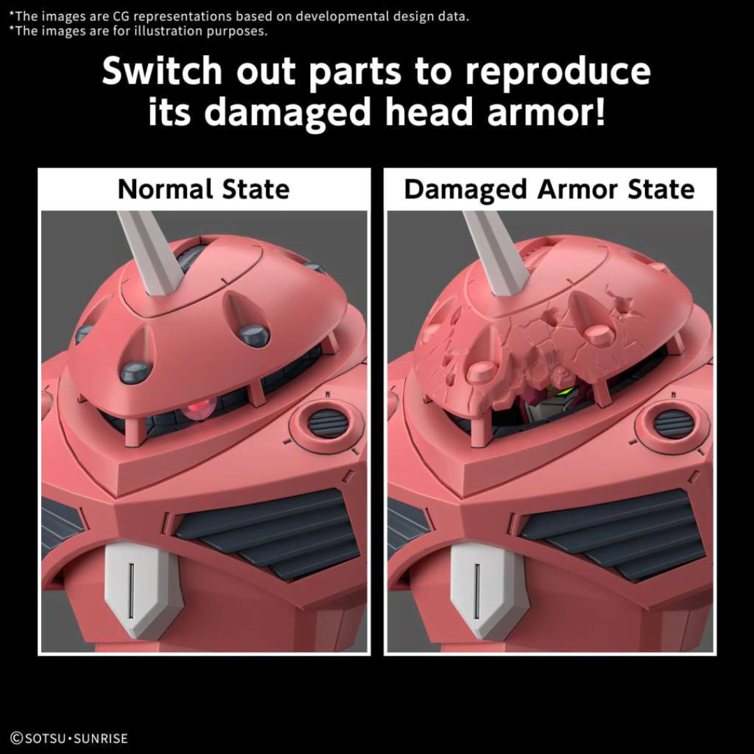 Box HG 1/144 Z’Gok SEED Freedom Ver. Bandai – Model kit facile da montare, mobile suit anfibio con artigli energetici tratto da Gundam SEED Freedom