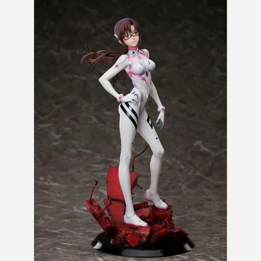 Statua Mari Makinami Last Mission Evangelion 3.0+1.0 27 cm in PVC con base, figure da collezione anime disponibile su Weeaboverse