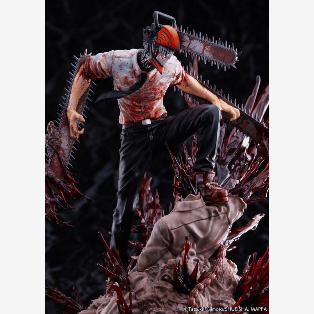 Chainsaw Man Shibuya Scramble Figure Estream 28 cm, statua anime in PVC con dettagli realistici, posa dinamica e base scenografica esclusiva