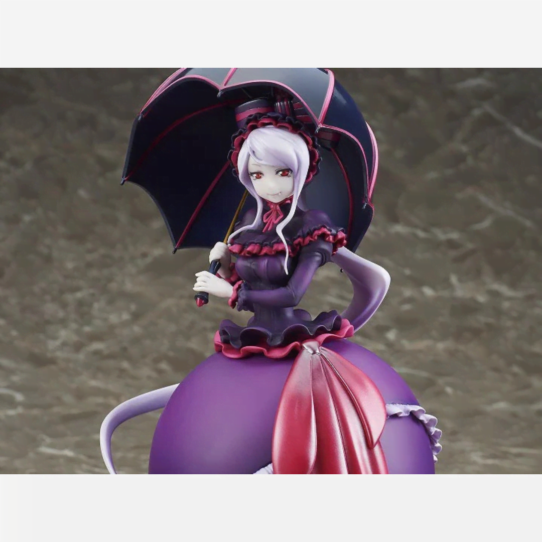 Figure Shalltear Bloodfallen Overlord 21 cm in abito gotico con ombrello, base inclusa – Edizione St per veri collezionisti