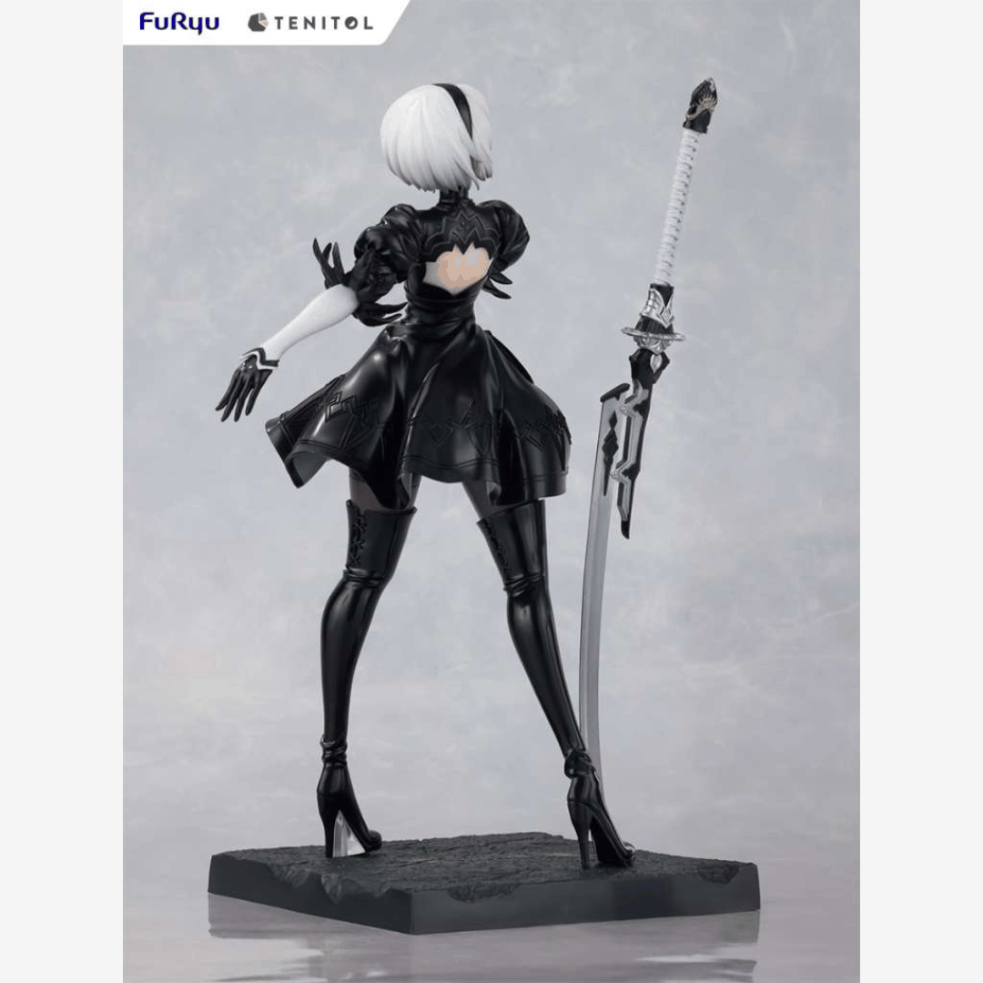Statuetta da collezione 2B Ver1.1a NieR:Automata 22cm Tenitol PVC con spada e dettagli realistici – figure anime ufficiale