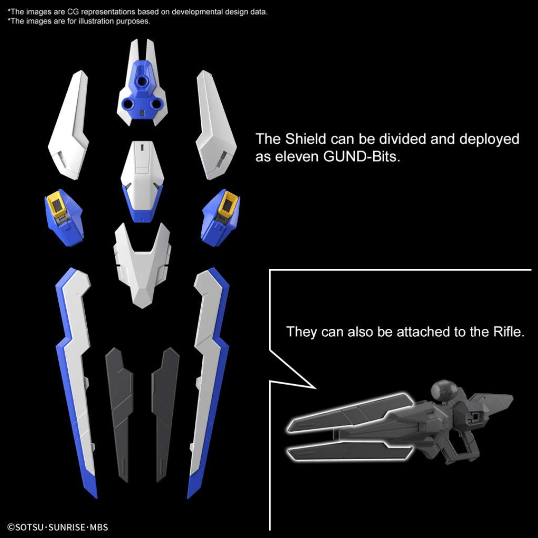 Box Gundam Aerial Full Mechanics 1/100 Bandai – Kit da assemblare senza colla, tratto da The Witch from Mercury, dettagliato e altamente posabile