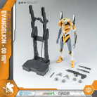Box Model Kit Evangelion Proto Type-00 AMK Series Yolopark, 20 cm, super articolato, senza colla, accessori inclusi, per fan e collezionisti anime.