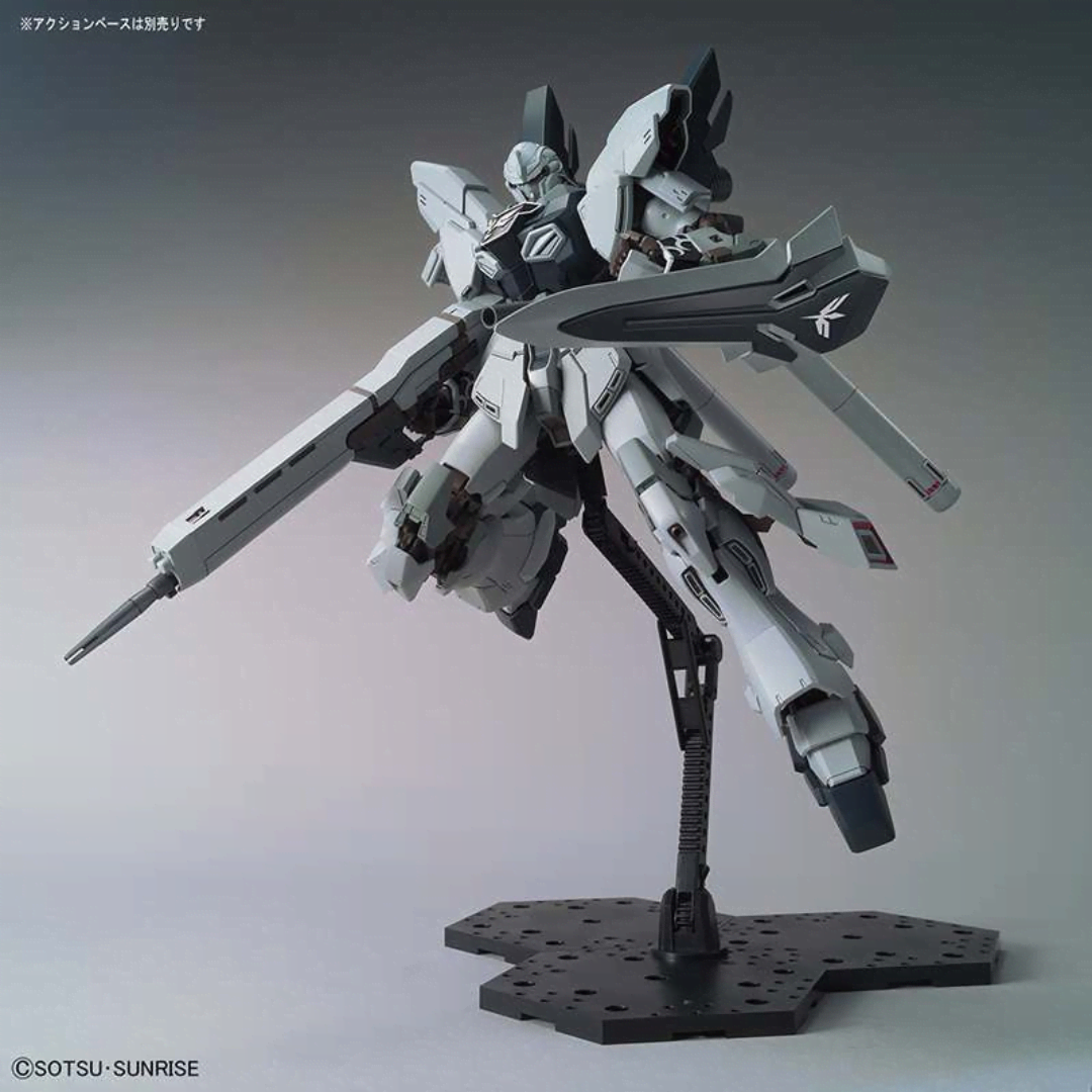 Box e modello MG 1/100 Sinanju Stein Narrative Ver. Bandai – Gunpla Master Grade da montare senza colla, tratto da Mobile Suit Gundam Narrative UC 0097