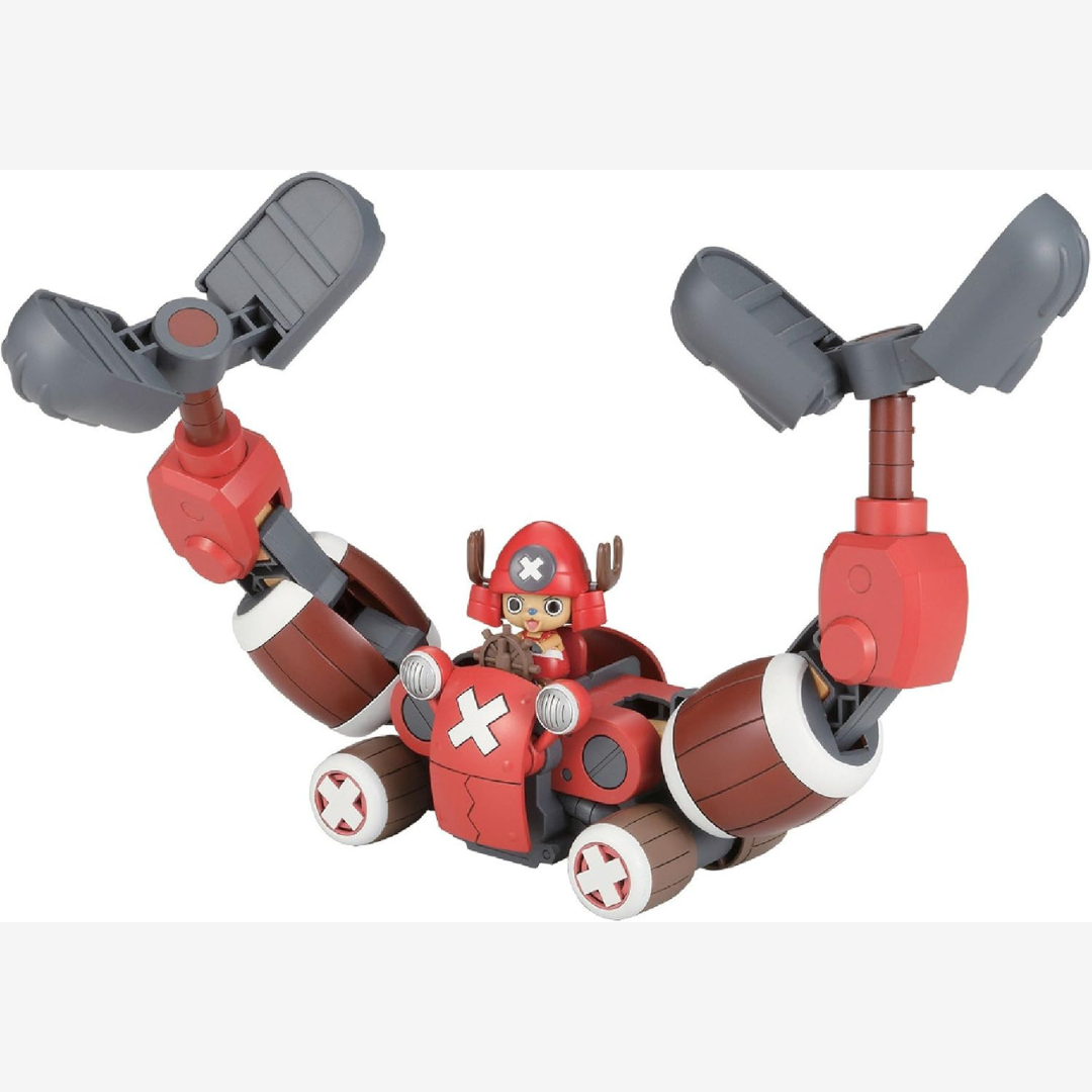 Box Bandai Chopper Robo No.5 Crane da One Piece, robot granchio rosso pilotato da TonyTony Chopper, kit modellismo da montare senza colla né verniciatura
