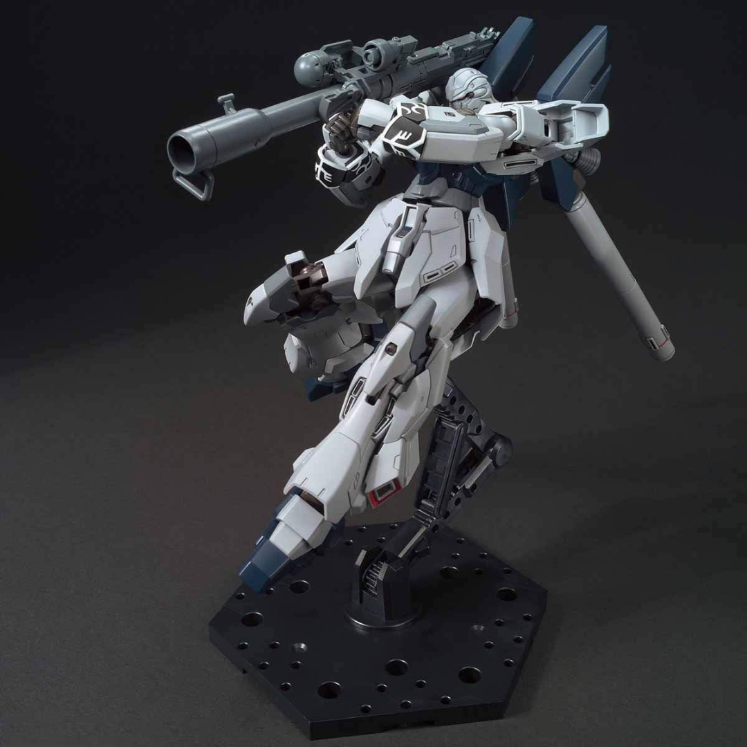 Box HG 1/144 Sinanju Stein Narrative Ver. Gunpla Bandai UC, mobile suit Neo Zeon, kit senza colla con armi e dettagli epici per collezionisti Gundam.


