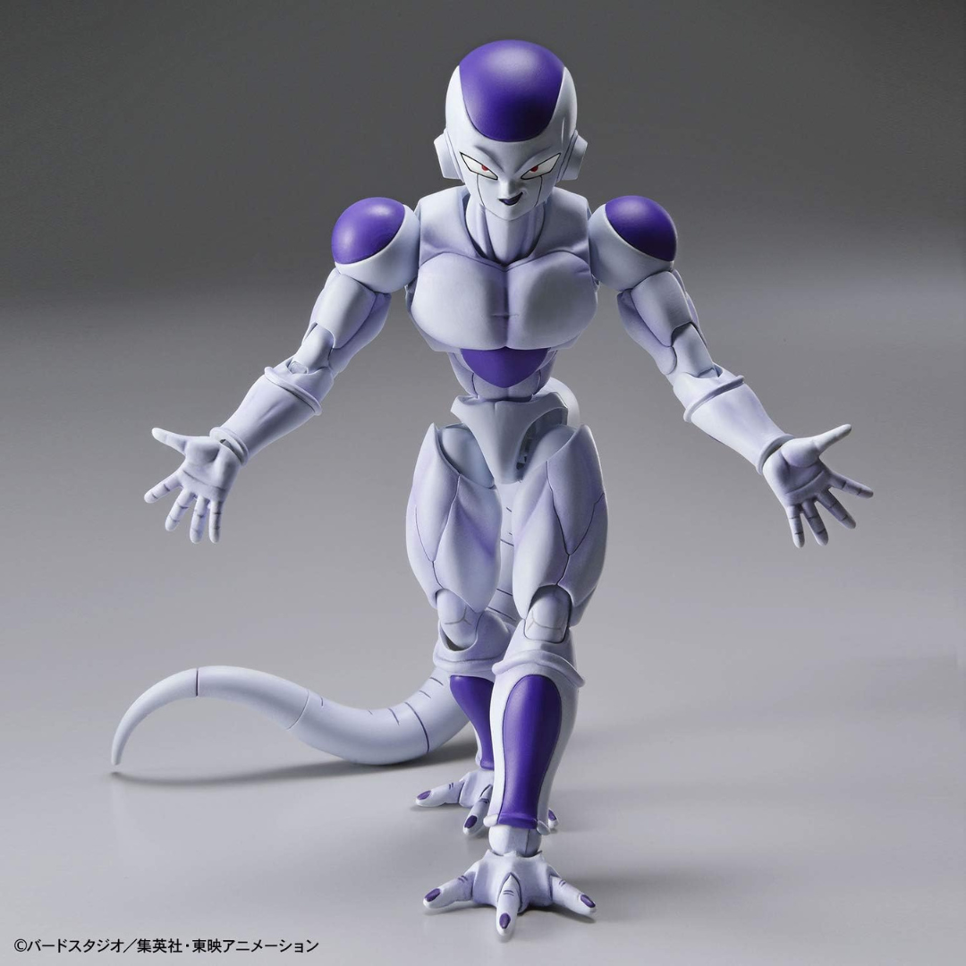 Model kit Bandai Figure-rise Standard Final Form Frieza Dragon Ball Z, personaggio articolato da assemblare senza colla in scala 1/12, plastica colorata.







