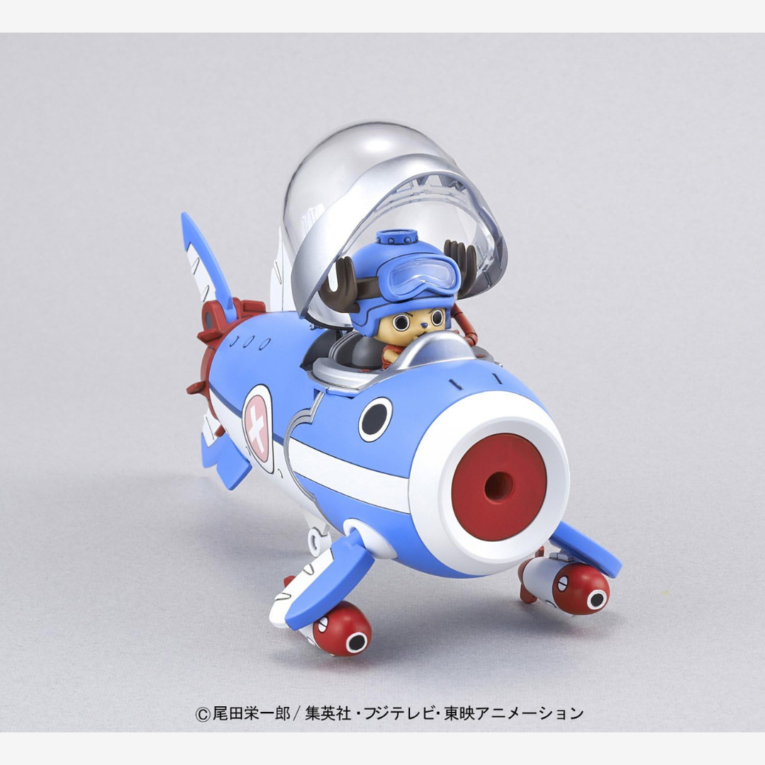 Chopper Robo No.3 Submarine da One Piece: kit Bandai da montare senza colla, sottomarino super cute di Chopper perfetto per fan e collezionisti anime.