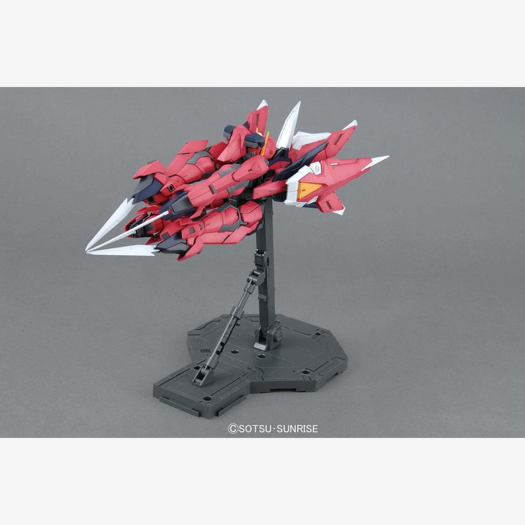 Box Gunpla MG Aegis Gundam Master Grade Bandai – Mobile Suit Z.A.F.T. trasformabile, kit da assemblare senza colla né verniciatura.

