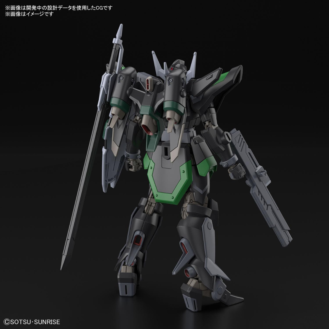 Box Gunpla HG Bandai 1/144 Black Knight Squad Rud-ro.A Griffin Arbalest Custom da Gundam SEED Freedom con beam saber e scudo massiccio.

