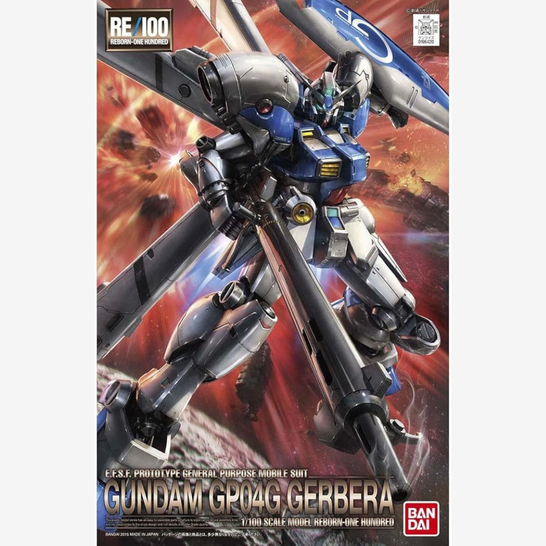 Gunpla HG RX-78GP02A Gundam Physalis 1/144 con scudo e fucile, mobile suit bianco-blu da Gundam 0083, perfetto per fan e modellisti di Gunpla