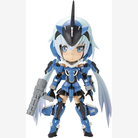 Box Qpmini Stylet Frame Arms Girl Kotobukiya, model kit chibi da assemblare senza colla, versione posabile mecha kawaii per collezionisti.







