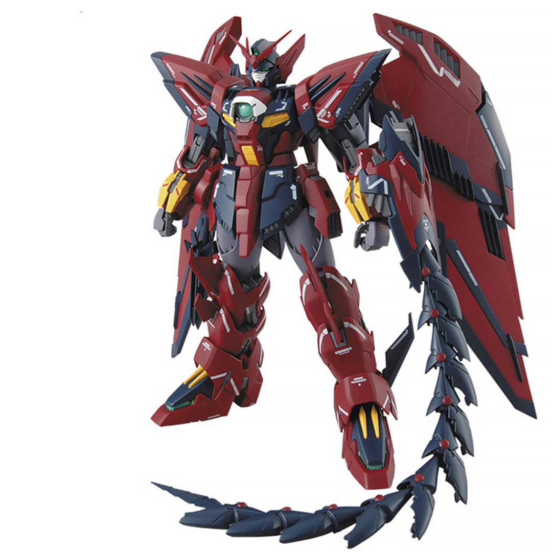 Box MG Gundam Nataku Endless Waltz – Gunpla Master Grade Bandai con Dragon Fangs, dettagli curati e stile ispirato all’anime Gundam Wing.

