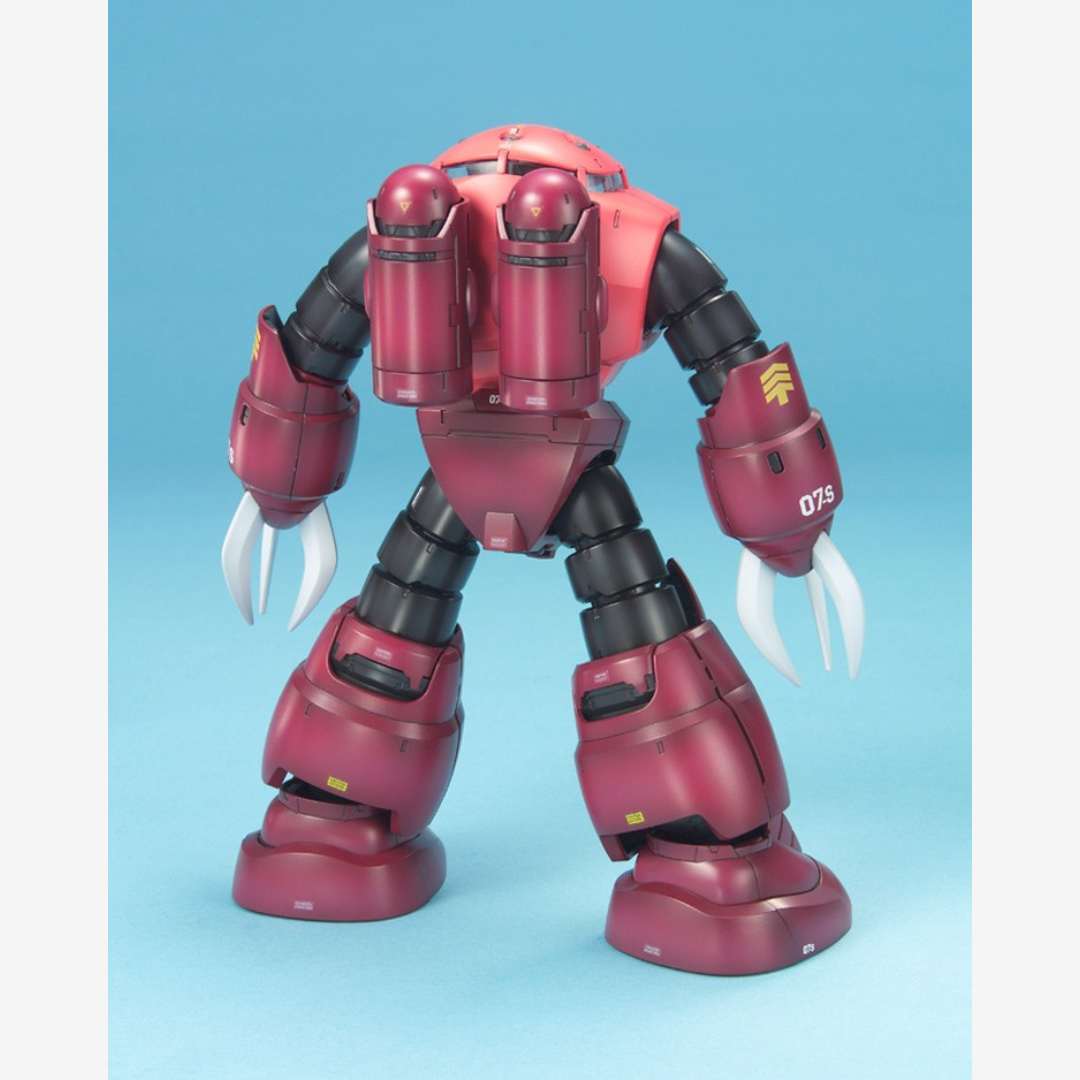 Gunpla MG 1/100 Z’Gok Custom Type Char Aznable – Mobile Suit anfibio Bandai da assemblare senza colla, modello dettagliato per collezionisti UC