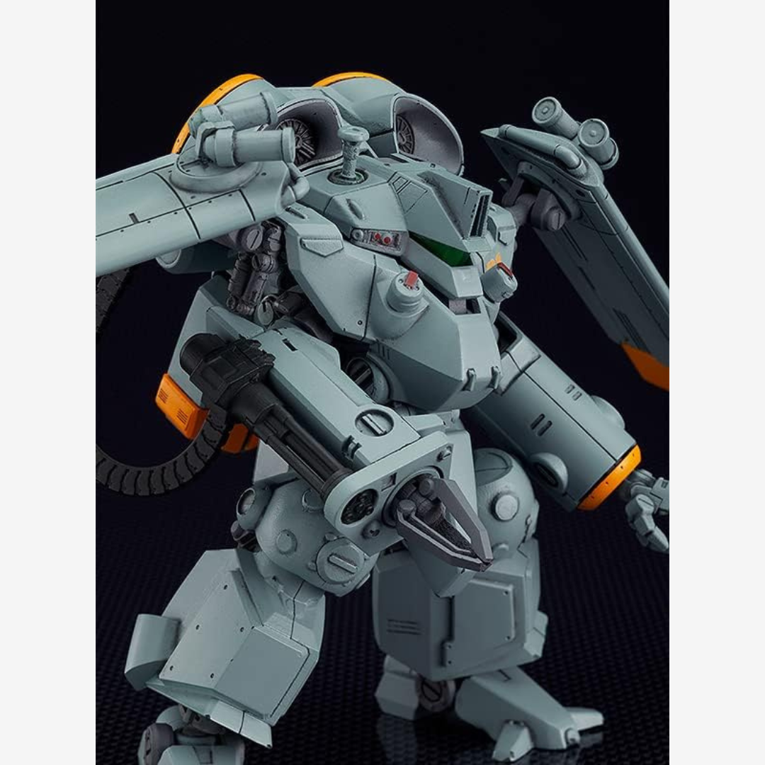 Model kit MODEROID MADOX-01 da Metal Skin Panic, mecha militare da montare senza colla, dettagliato e perfetto per collezionisti anime e robotica.

